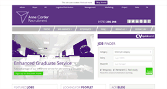 Desktop Screenshot of annecorder.co.uk